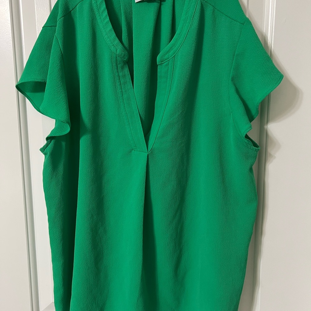 Calvin Klein Green Women's Blouse